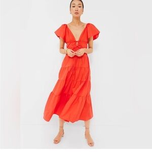 NWOT O.P.T Raspberry Fallen Dress